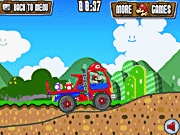Супер Марио на грузовике