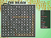 Поиск слов - на пляже