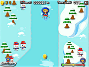 Марио на лыжах