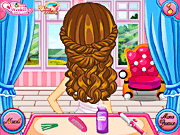 Свадебная причёска Барби